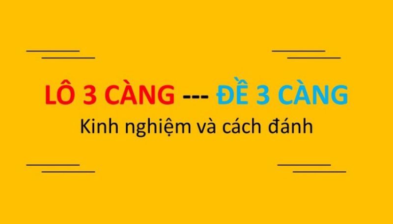 Đánh đề 3 số ăn bao nhiêu?